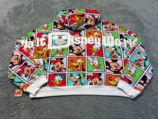 NEW Walt Disney World Hoodie Womens Large Mickey And Friends Character Portrait