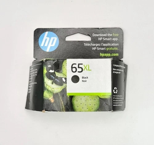 HP 65XL Black High-Yield Ink Cartridge N9K04AN *EXP 12/2025