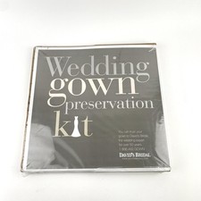 David's Bridal Wedding Dress Gown Preservation Kit #8093-0018 - New/Sealed