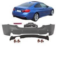 Heck StoßStange Hinten FüR PDC +Diffusor Passend FüR BMW 4Er F32 F33 M-Paket+Abe
