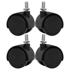 4 Pcs Swivel Caster Wheels with Locking Brake for Sofa Cribs and Tables