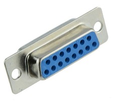 2 x 15-Way D Sub Connector Female Socket Solder Lug
