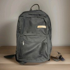Nike Black Backpack Bookbag With Orange Swoosh Orange Interior