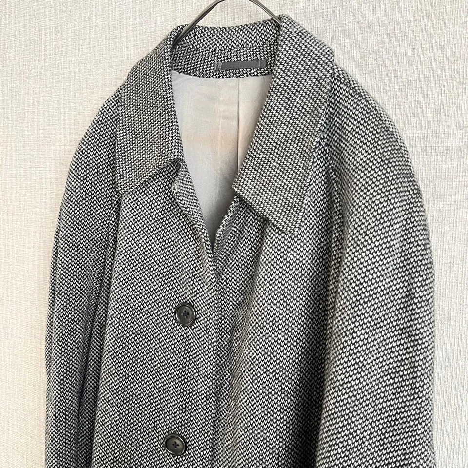 HENRY POOLE 100% кашемир Balmacaan пальто Шотландии сделано мужской прибл. США 36–38 - Изображение 3 из 4