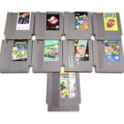 Lot Of 9 NES Games Cartridges Mario, Ghost Busters, TMNT, Etc
