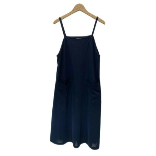 Issey Miyake, i.s. ISSEY MIYAKE Camisole Dress Navy Polyester M 80s Vintage
