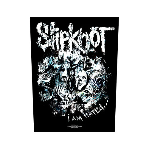 Slipknot I Am Hated Large Size Printed Sew On Back Patch Officially Licensed - Image 5