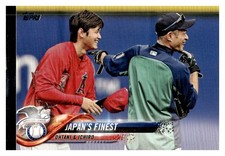 2018 Topps Update Series - Shohei Ohtani, Ichiro Suzuki #US153