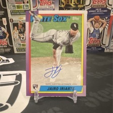 2025 Topps Update 1990 Autograph Rookie Jairo Iriarte #90B2-JI White Sox