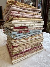 Lot Of GINGHAM ROSE Fabric Moda 3 Sisters OOP...
