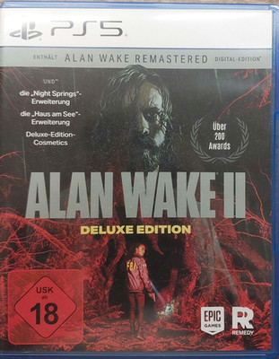 Epic Games Alan Wake II Deluxe Edition PS5 Horror USK 18 PAL 2024
