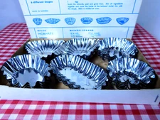 Vintage Tartlet Tins - 6 Different Shapes - 36 Tins in the Set - Made in Sweden