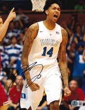 BRANDON INGRAM signed (DUKE BLUE DEVILS) basketball 8X10 photo BECKETT BW54524