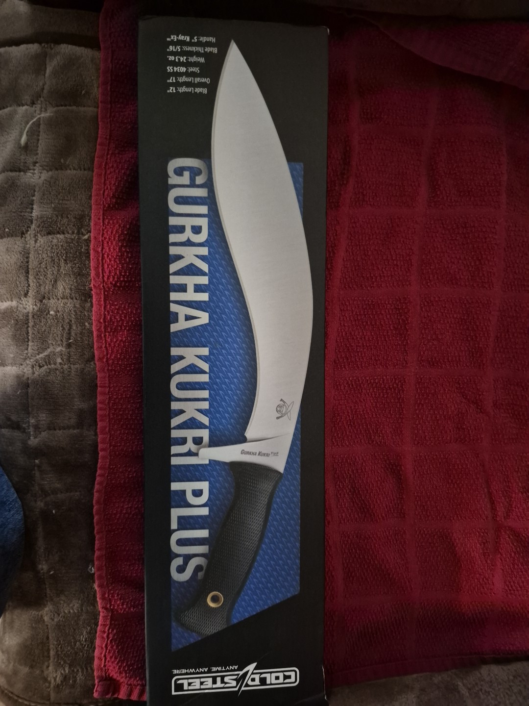 Cold Steel Kukri Plus Tactical Survival Knife New