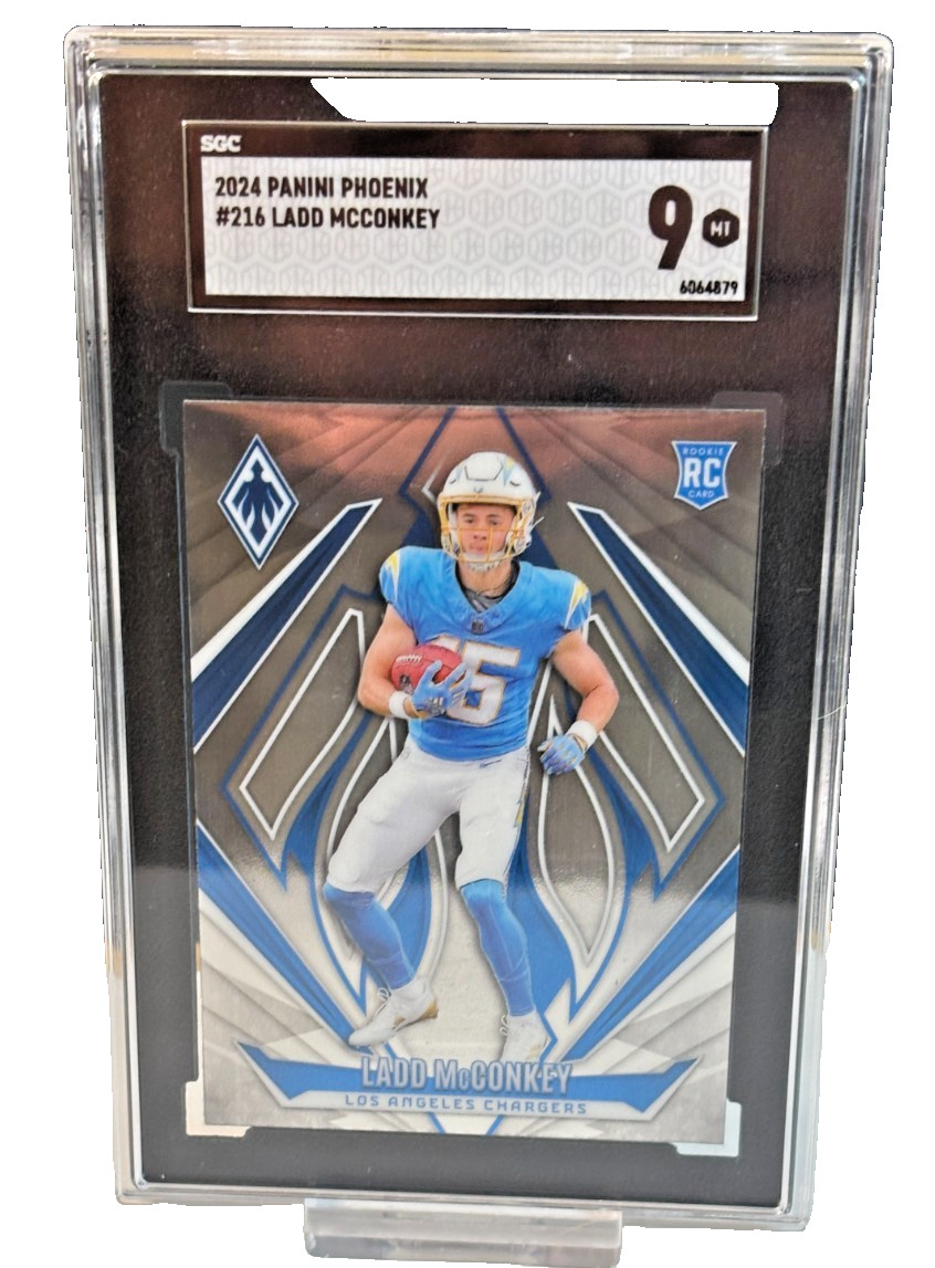 2024 PHOENIX LADD MCCONKEY CARD#216 RC SGC 9 LA CHARGERS ROOKIE