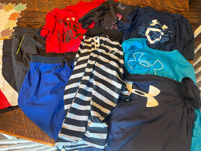 Under Armour Youth Clothing Lot of 10 size YL and YXL