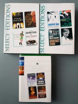Reader's Digest Selected Books 2004, 2005, 2008. 4+4+4 popular books in 3 books