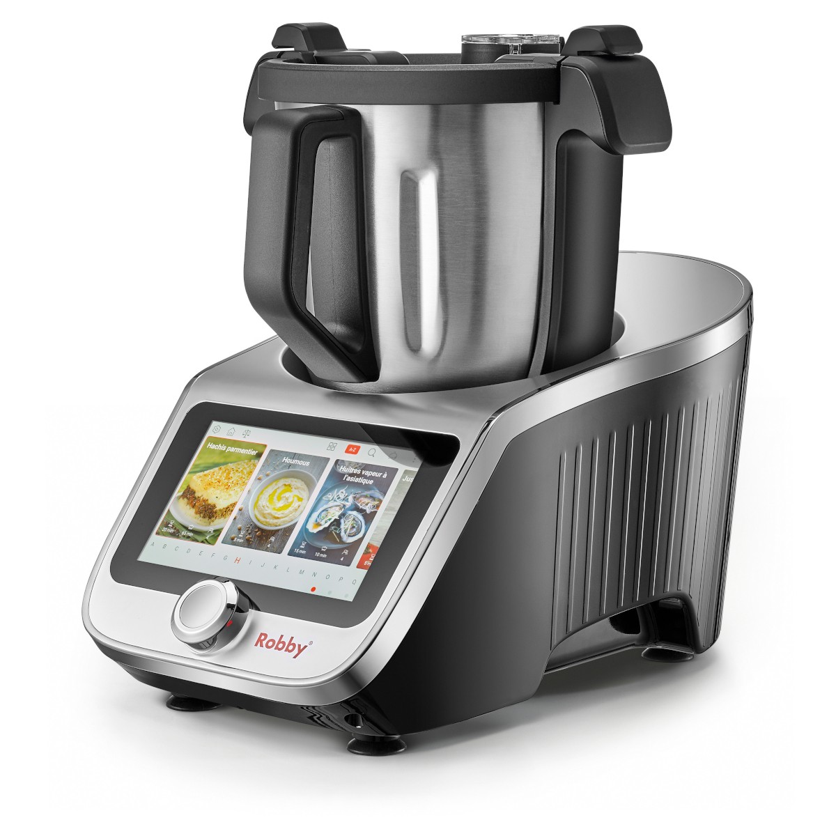 Robot cuiseur connecté Robby doté d'une balance intégrée pour des recettes inratables