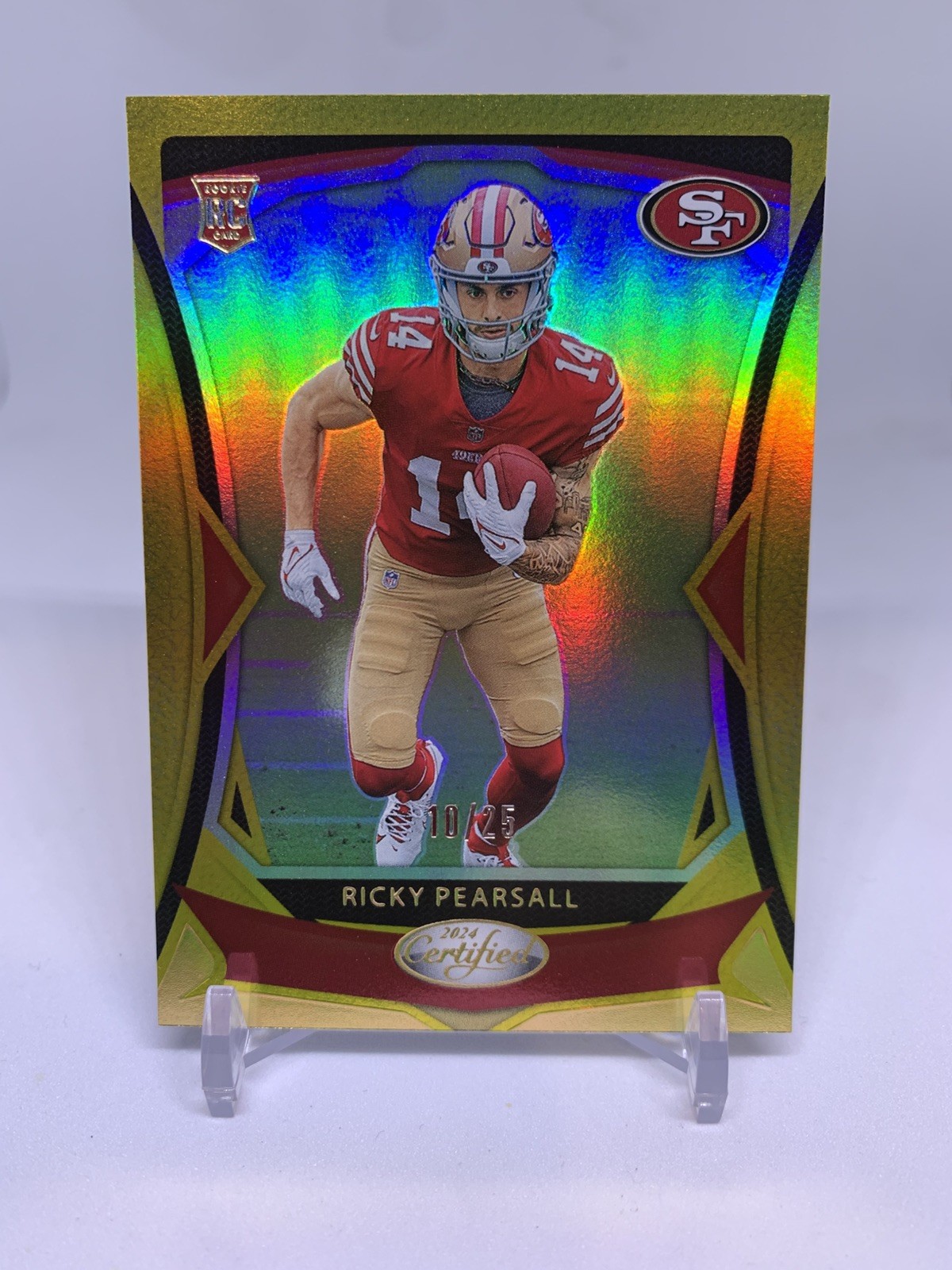 2024 Panini Certified - Rookies Ricky Pearsall #122 Mirror Gold /25 Rookie SF