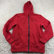 Tommy Hilfiger Men  s Size Small Full Zip Up Hoodie Sweatshirt Red