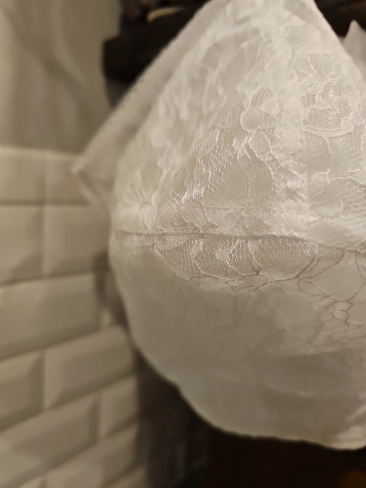 Colesce Couture Lingerie Lace White Unpadded Wire-Free Bra; Style 707; Size 44 J - Image 4 of 4