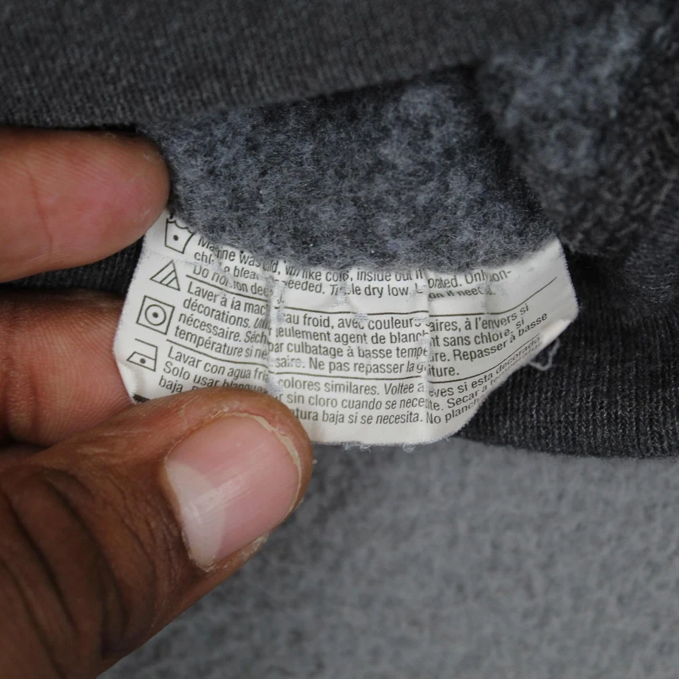 Sudadera con Capucha Mickey Mouse Parques Disney Para Hombres Mediana Completa Cremallera Logo Grande Foto 4 de 4