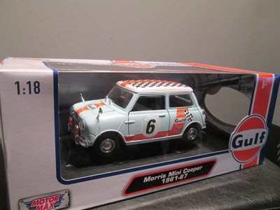1 : 18 Morris Mini Cooper 1961-1967  Gulf Design     selten