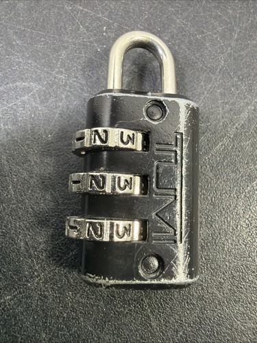TUMI Black TSA Secure Luggage Combination Lock