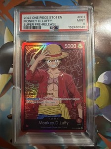 Super Pre Release Luffy Leader | eBay