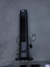 ANSIO 1004 Portable 30" Oscilating Tower Fan and Remote Control - Black