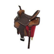 Horse Saddle Barrel Racing Leather Western Wooden Tree Handmade Trail Equestrian