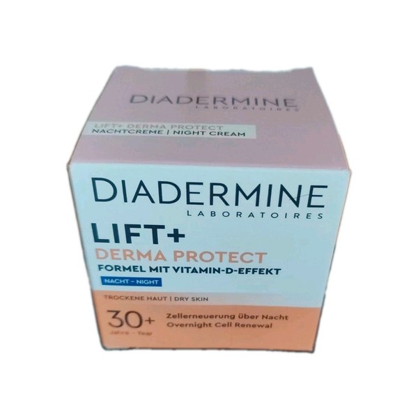 Diadermine Lift+ Derma Protect Nachtcreme, Formel Mit Vitamin-D-Effekt 50Ml-image