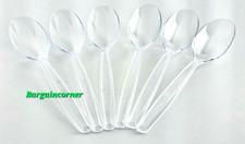 Tea Coffee Spoons REUSABLE Desert Spoon Teaspoons Washable Plastic Teaspoon 14cm