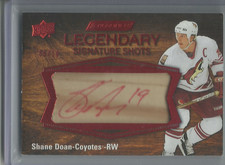 2023-24 UPPER DECK ENGRAINED SHANE DOAN LEGENDARY SIGNATURE SHOTS RED INK #09/10