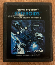 Asteroids (Atari 2600, 1981) Game Program Cartridge Only SEE DESCRIPTION