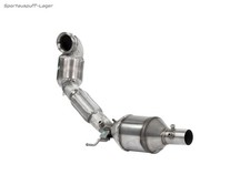 HJS Edelstahl Ø76mm Frontpipe Kat u. OPF Audi TT 8S 2.0TFSI 180kW