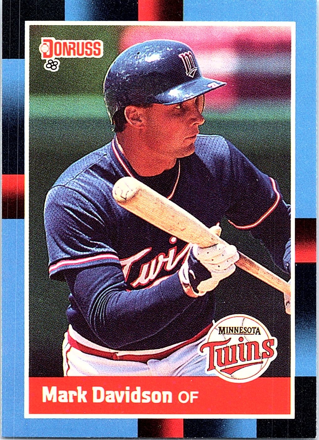 Mark Davidson 1988 Donruss #519 Minnesota Twins RC