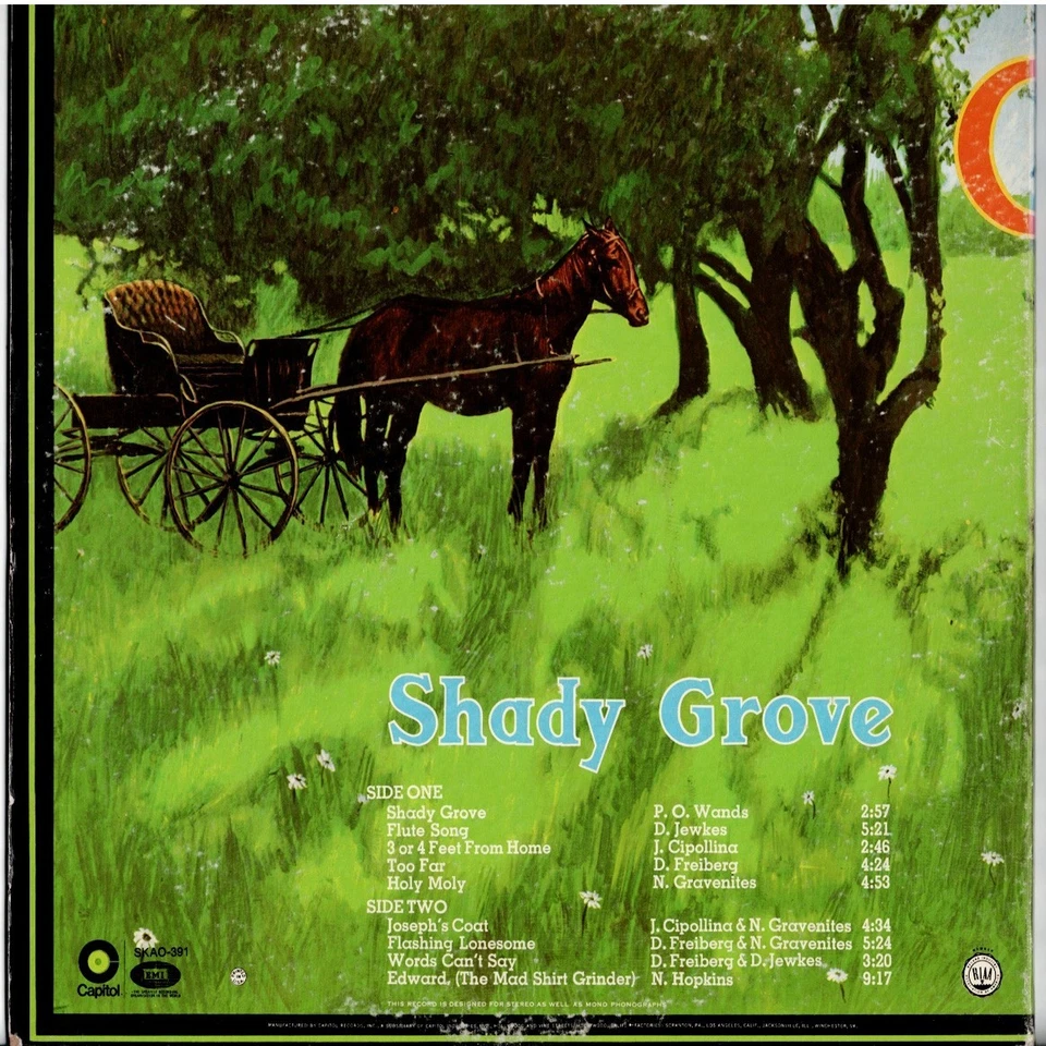 QUICKSILVER MESSENGER SERVICE shady grove U.S. CAPITOL LP_original 1969 - Image 2 of 4