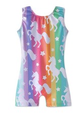 HOZIY Leotards for Girls Gymnastics Unicorn 4t 5t Kids Leo 4-5T, A Stripes