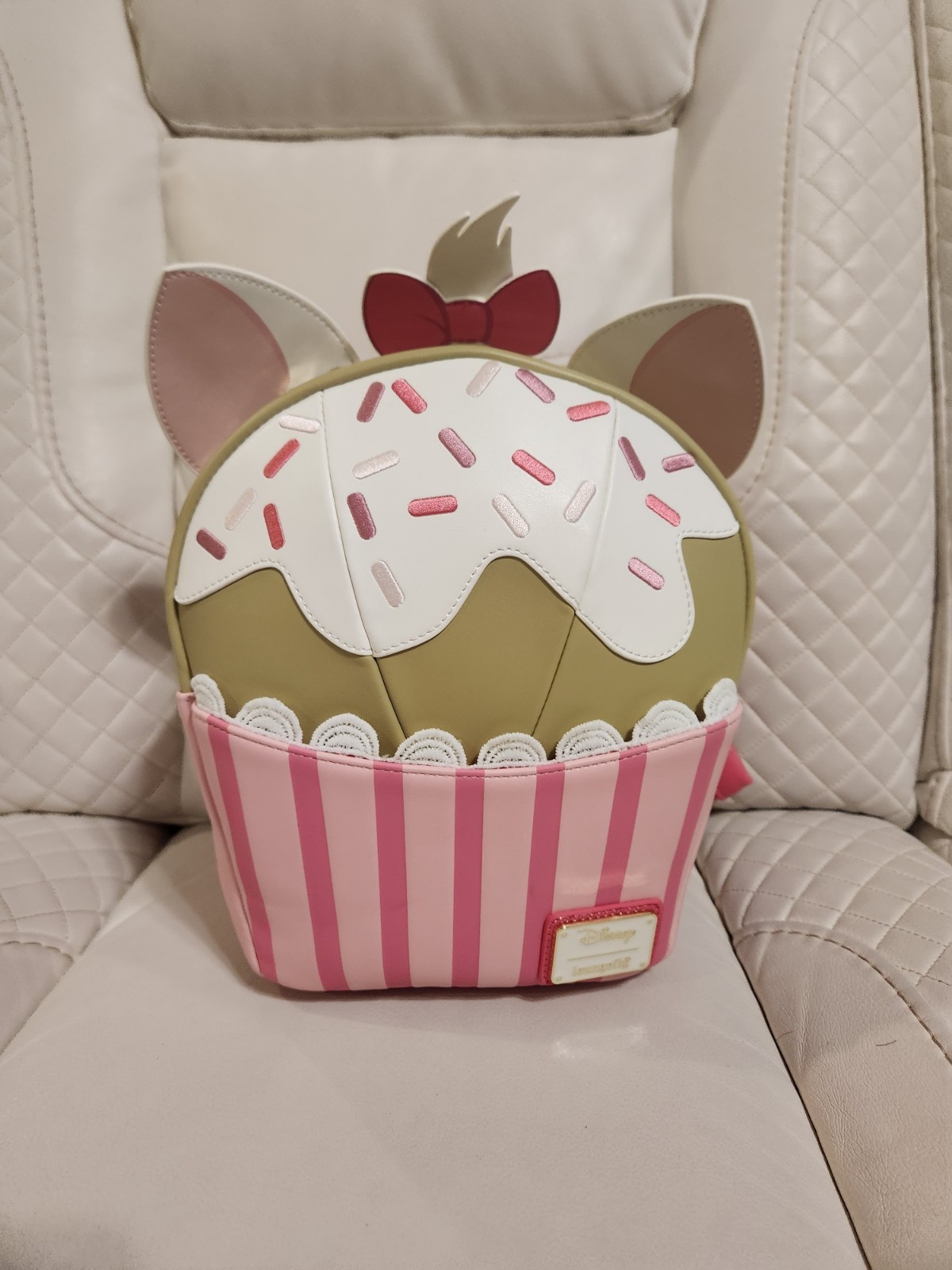 Loungefly Disney The Aristocats Marie Cupcake Figural Mini Backpack