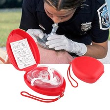 CPR Resuscitation Mask Reusable Emergency Face Mask FirstAid Rescue Mouth Shield