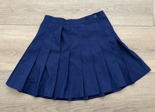 Vintage Navy Blue Nike Pleated Tennis Skirt Made In USA Size 8/M