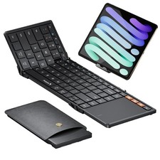 Foldable Keyboard with Touchpad, XK01 TP Folding Portable Keyboard, Full Size...