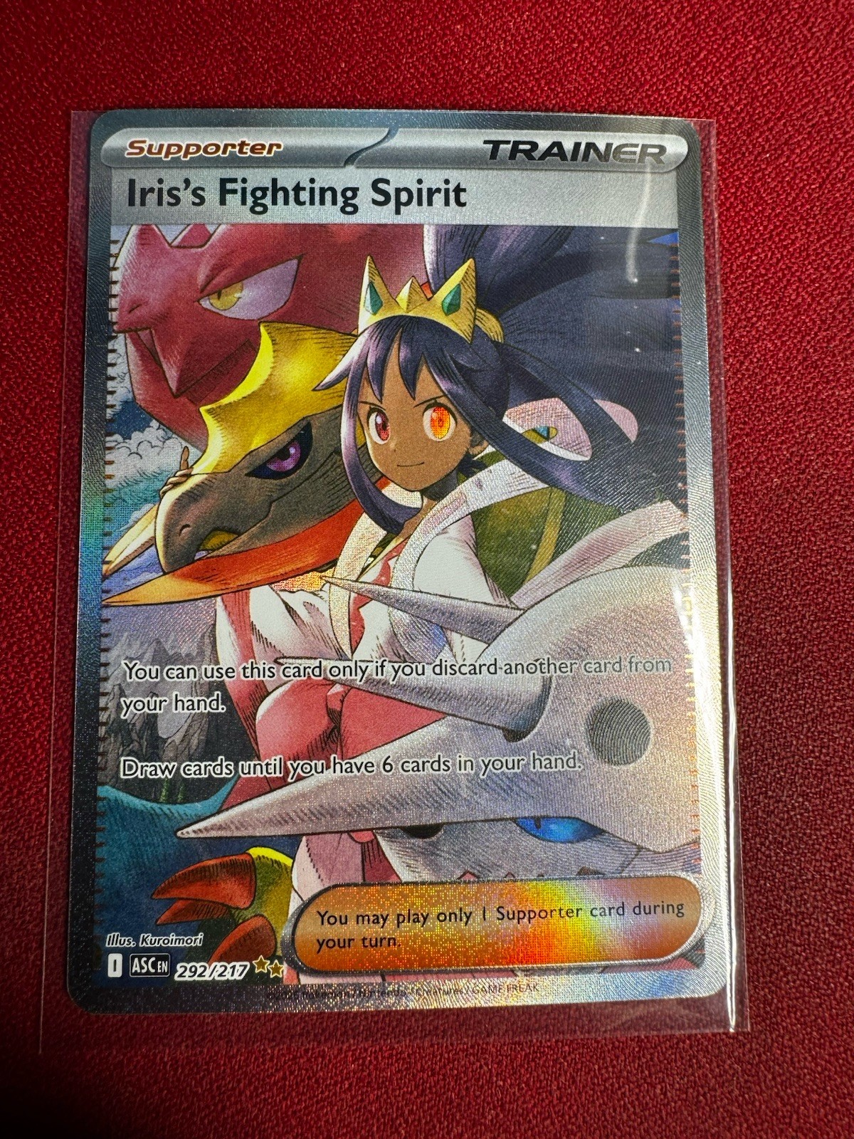 Iris's Fighting Spirit 292/217 Me: Ascended Heroes Holo