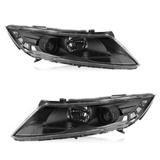 Pair For 2011 2012 2013 Kia Optima Halogen Black Clear Healdights Assembly Pair For 2011 2012 2013 Kia Optima Halogen Black Clear Healdights Assembly