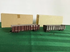 HOn3 Clear Creek Models D&RGW Pipe Gondola and C&S Weathered Gondola Car