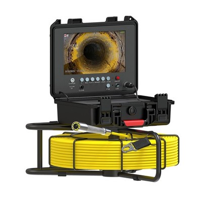 30m Pipe Inspection Camera 512hz Sewer Camera Meter Counter 9'' Monitor IP68
