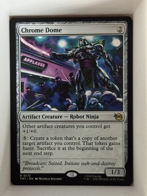 Chrome Dome R Teenage Mutant Ninja Turtles 172 NM