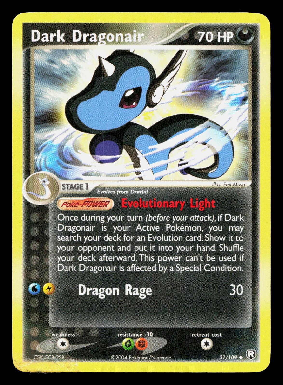 DARK DRAGONAIR 31/109 UNCOMMON TEAM ROCKET RETURNS POKEMON HP