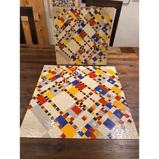 Vintage Springbok Victory Boogie-Woogie Piet Mondrian Jigsaw Puzzle